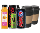 cold drink hot cofeee