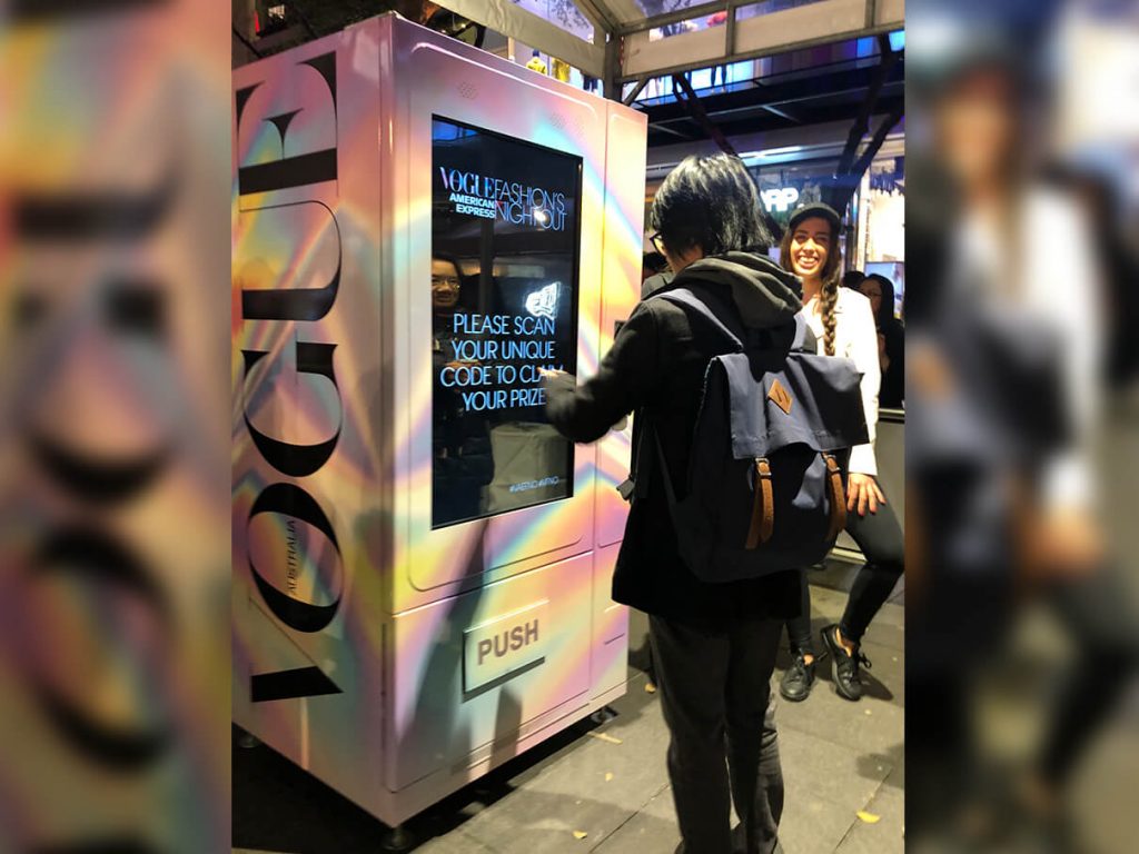 Hire Event & Promotional Vending Machine Australia Ausbox Group