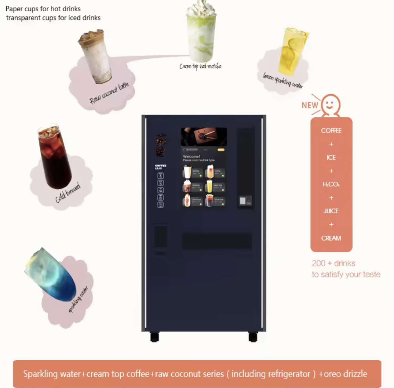 Coffee Iced Drink Vending Machines