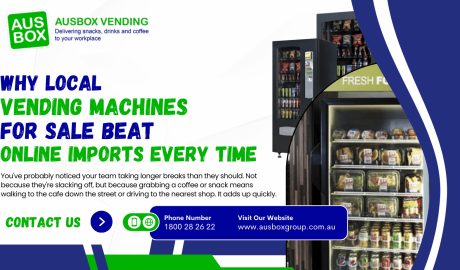 Why Local Vending Machines for Sale Beat Online Imports Every Time